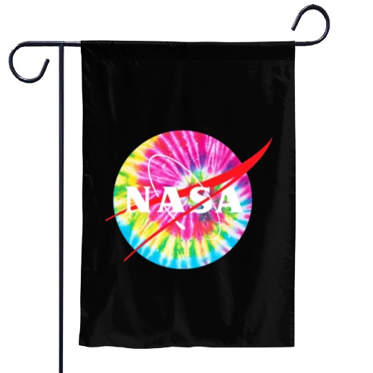 NASA Tie Dye Garden Flags