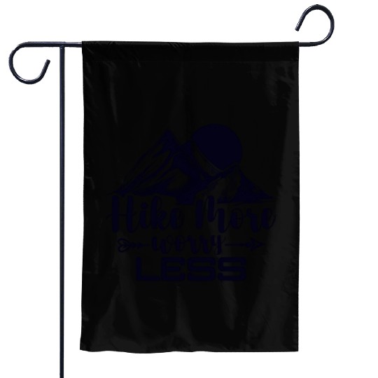 Go Hiking, Mountaineering Hiking Tour Garden Flags