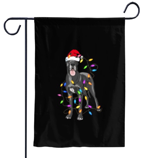 Great Dane Dog Light Decor Christmas Dog Lovers Garden Flags