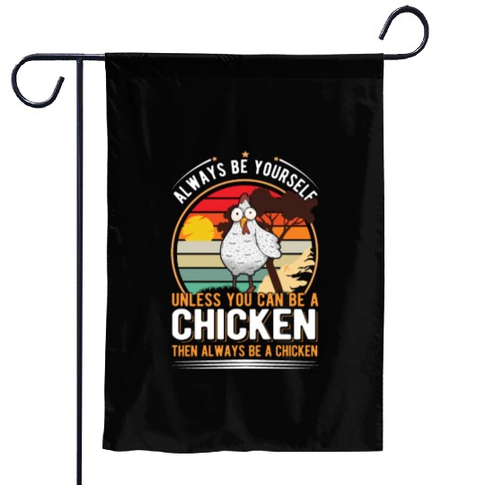 Chickens Gift Farmer Chicken Coop Garden Flags