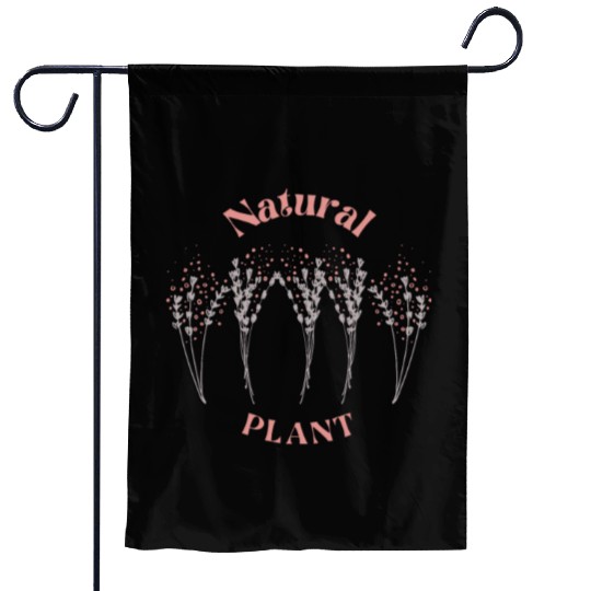 Natural plant Garden Flags