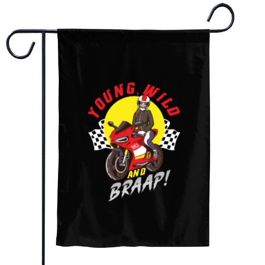 Dirt Bike Dirt Bike Riding Motocross Dirt Biking Garden Flags
