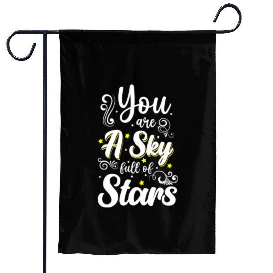 Shooting Star Sky Sun Outer Space Garden Flags