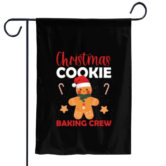 Christmas Cookie Baking Crew Garden Flags