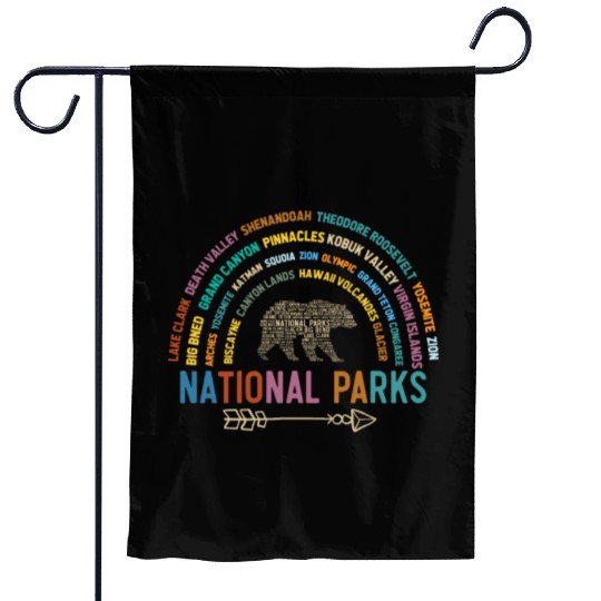 US National Parks, National Park, Denali, Redwood Garden Flags