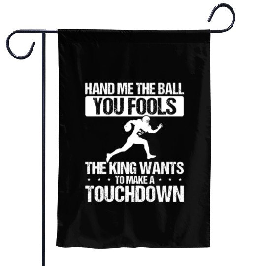 Running Back Score Touchdown Pass Catcher Run Play Garden Flags
