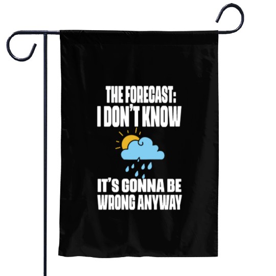 Forecast Meteorologist Meteorology Storm Garden Flags