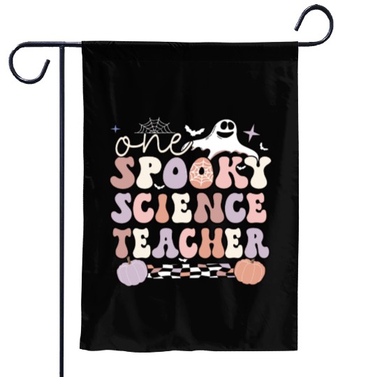 Science Teacher Halloween Science Teaching Gift Garden Flags