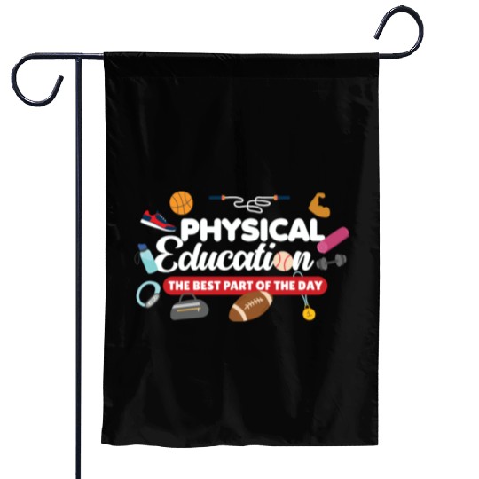 Physical Teacher Phys Ed Physical Education Garden Flags