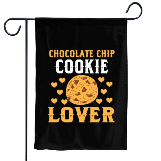 Cute Chocolate Chip Cookie Lover Garden Flags