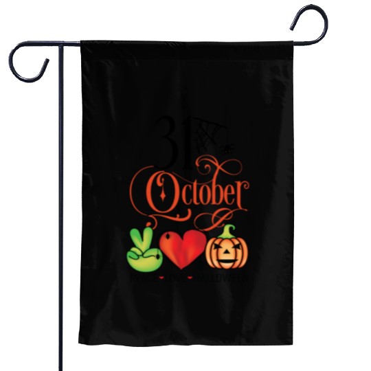 Happy Halloween Garden Flags