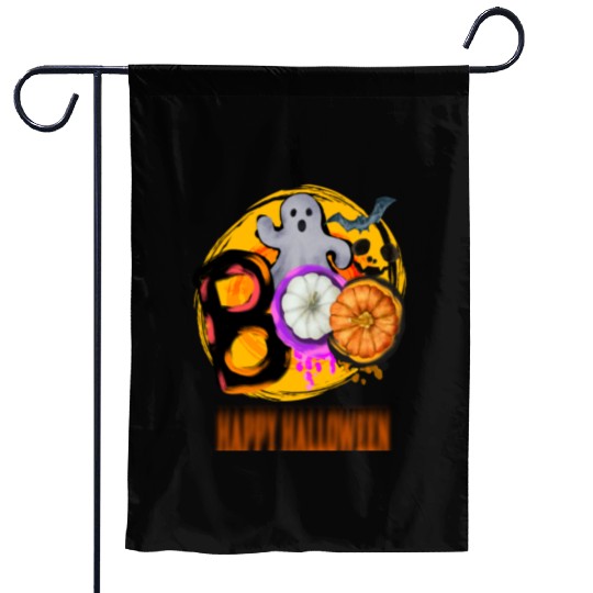 Happy Halloween. Garden Flags