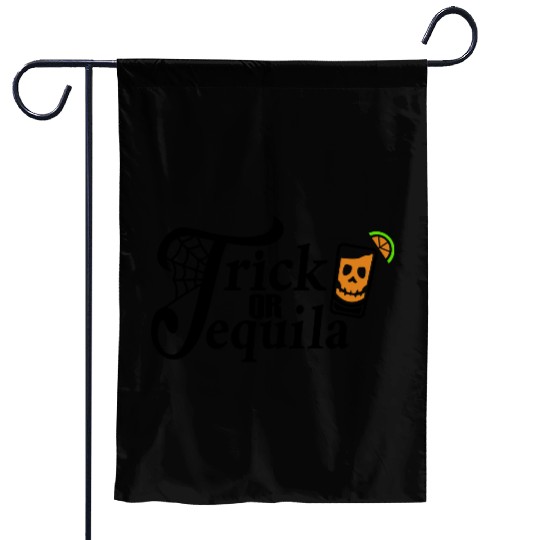 Trick Or Tequila SVG Cut File Garden Flags