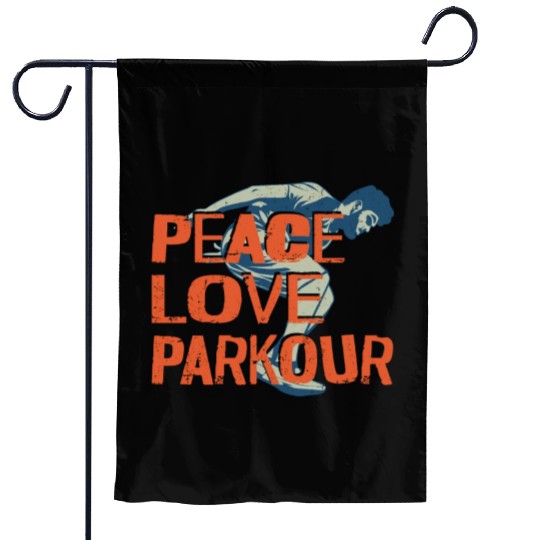 Parkour Free Running Traceur Garden Flags