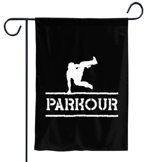Parkour Free Running Traceur Garden Flags