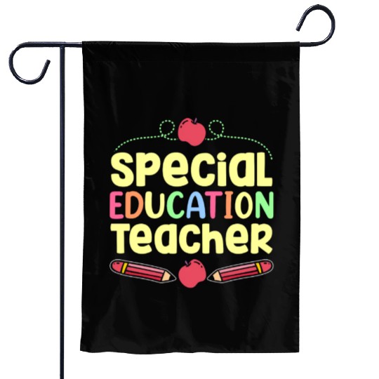 Special Education Teacher Cute Sped Awareness Garden Flags