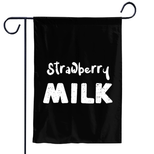 Strawberry Milk - Cow Garden Flags