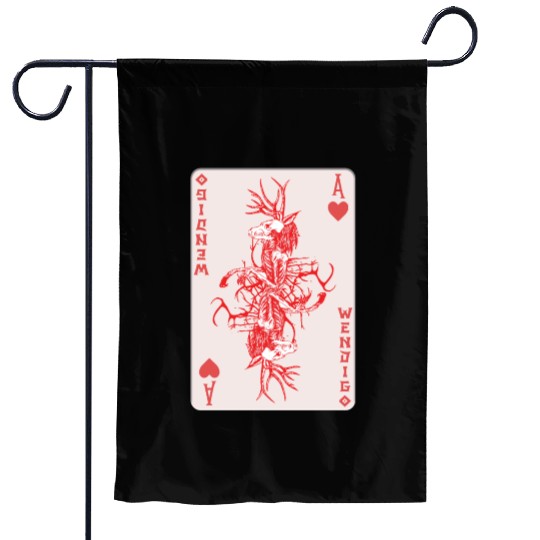 Folk Creature Wendigo Card Halloween Cryptid Garden Flags