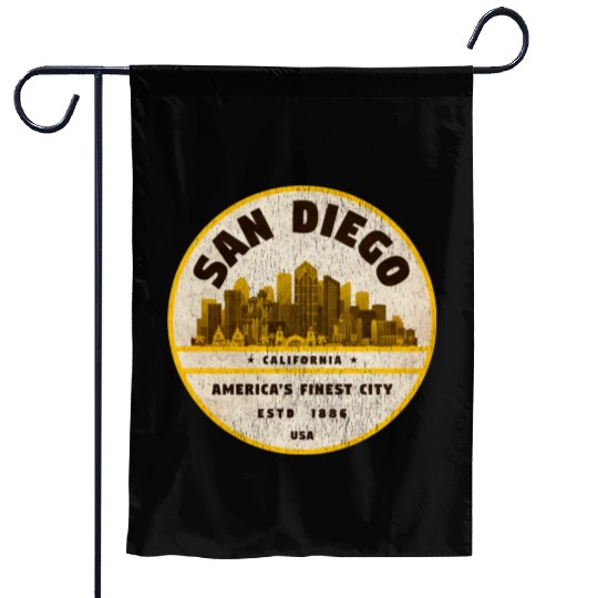 San Diego California Garden Flags