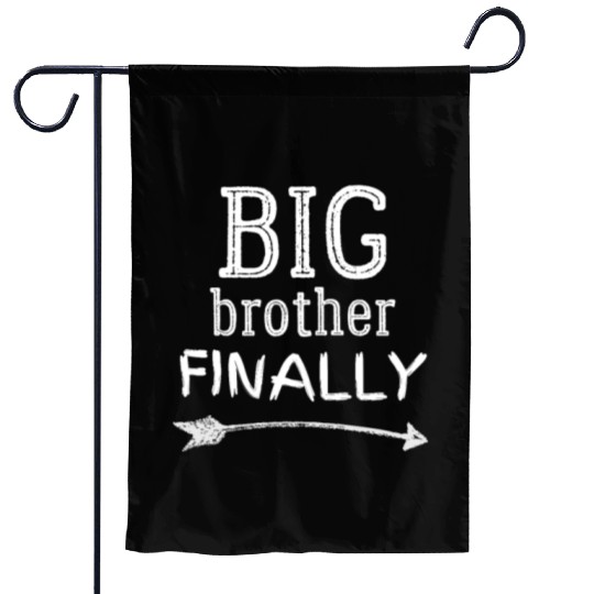 Big Brother Finally Novelty Older Brothers Cute Garden Flags