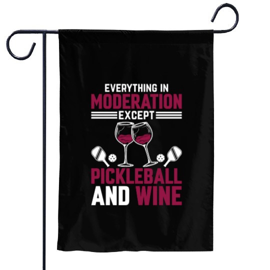 Playing Pickleball Tennis Paddleball Pickleball Pl Garden Flags