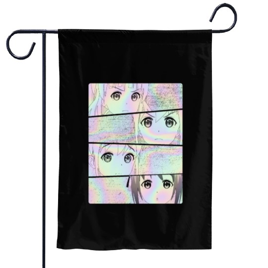Pastel Goth Kawaii Anime Garden Flags