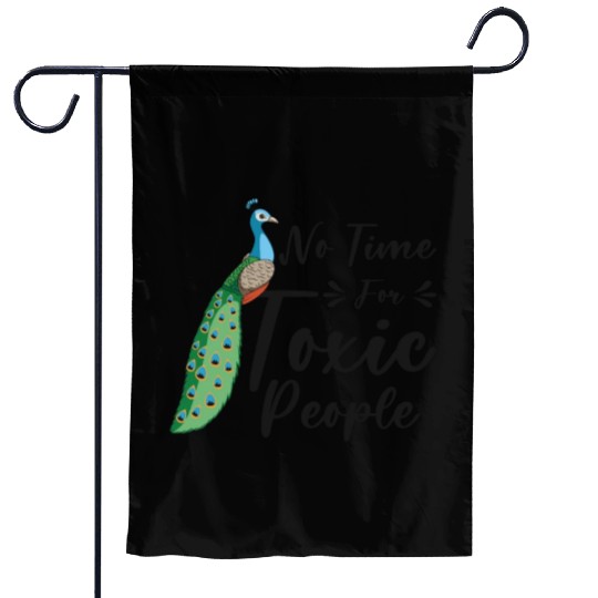Peacock Positivity Peacock Fan Toxic People Nature Garden Flags