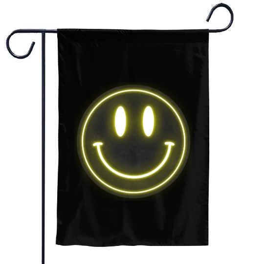 ACID HOUSE SMILE Garden Flags