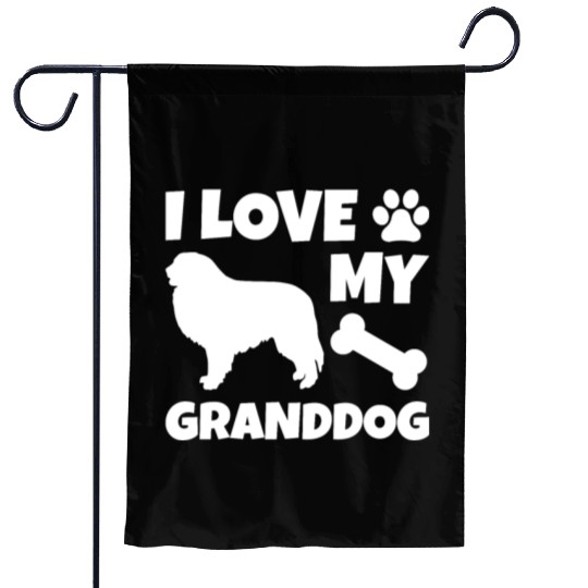 I Love My Granddog Great Pyrenees Garden Flags