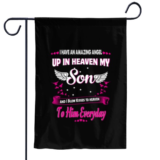 My Son Forever My Angel Sympathy In Loving Memory Garden Flags
