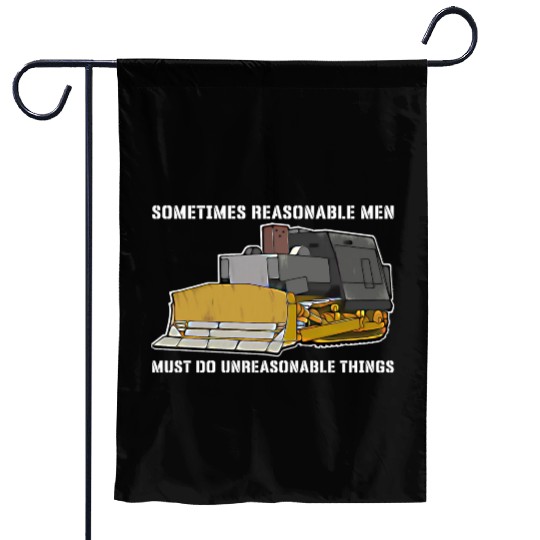 Killdozer Garden Flags