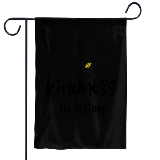 Kindness in action Garden Flags