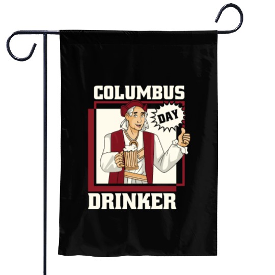 Columbus Day 1492 Garden Flags