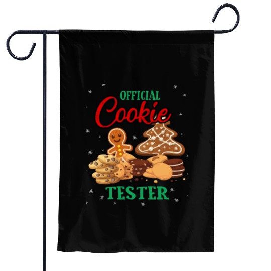 Official Cookie Taster Christmas Cute Holiday Garden Flags