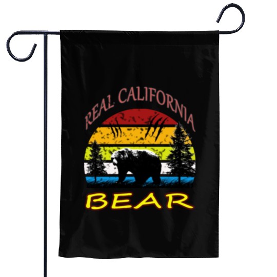 California BEAR Garden Flags