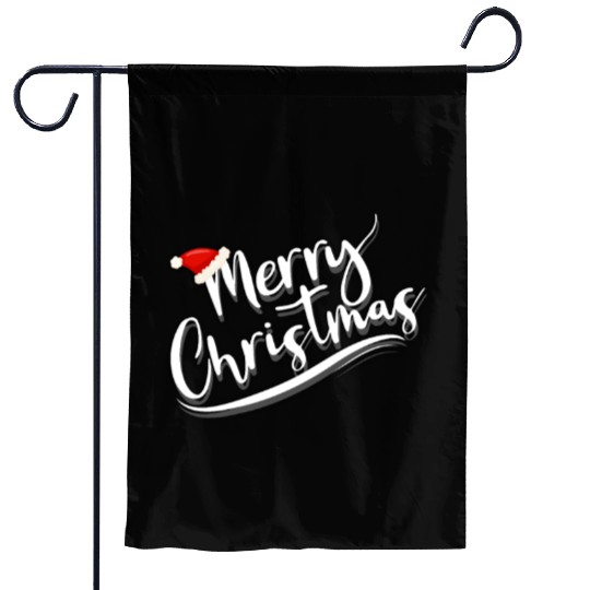 Merry Christmas and Happy New Year Garden Flags