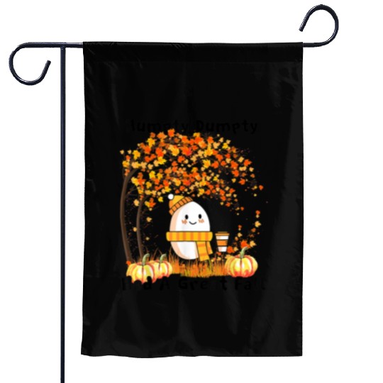 Humpty Dumpty Had A Great Fall Thanksgiving Autumn Garden Flags