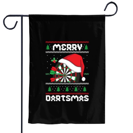 Merry Dartmas Sport Lover Merry Xmas Christmas Day Garden Flags