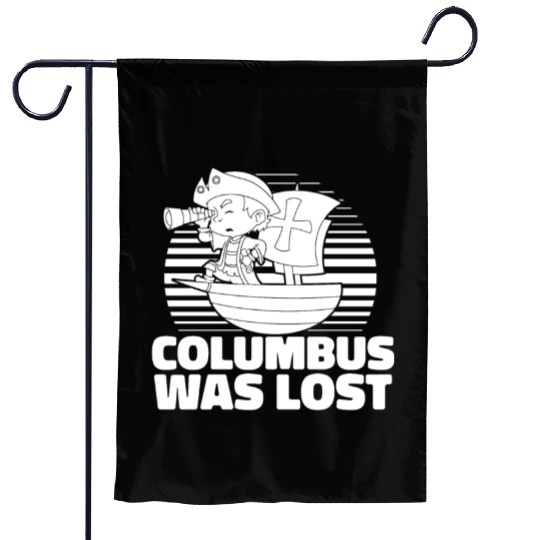 Columbus Day 1492 Garden Flags