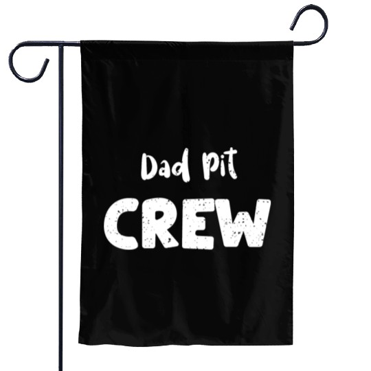 Dad Pit Crew - Birthday Garden Flags