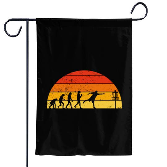 Disc Golf Disc Golfing Player Ultimate Frisbee Garden Flags