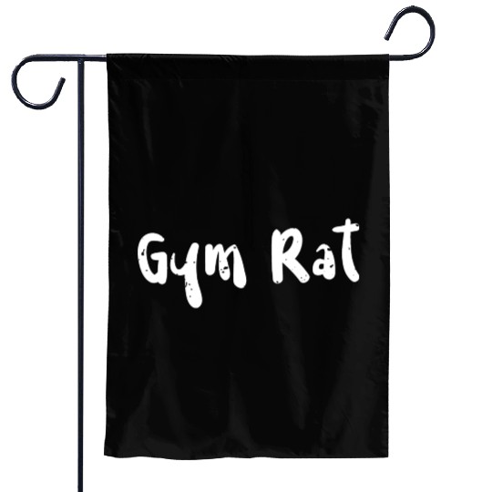 Gym Rat - Workout Garden Flags