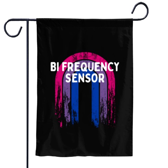 Bi Frequency Sensor Bisexual Pun Bi Pride Joke Garden Flags