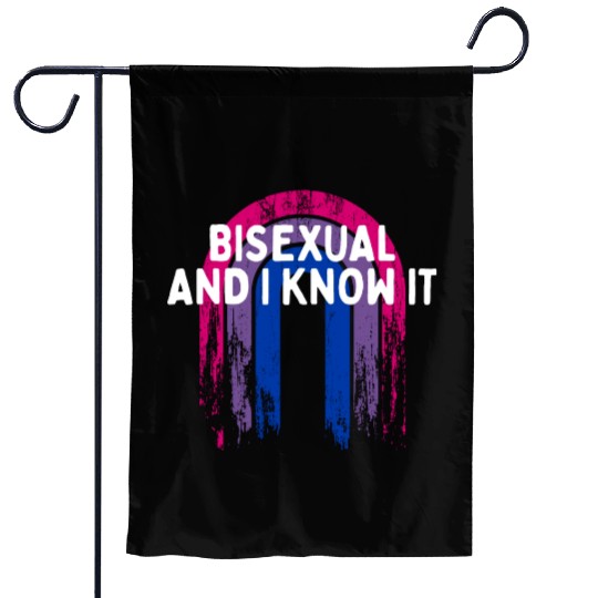 Bisexual and I Know it Bi LGBTQ Bi Pride LGBT Garden Flags