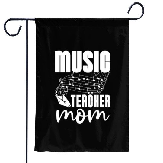 Music Teacher Mom Garden Flags