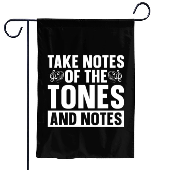 Music Teacher Notes Garden Flags