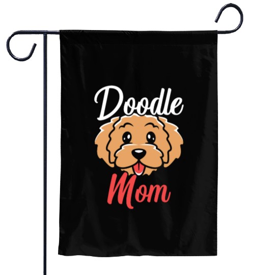 Doodle Mom Goldendoodle Dog Lover Puppy Paw Love Garden Flags