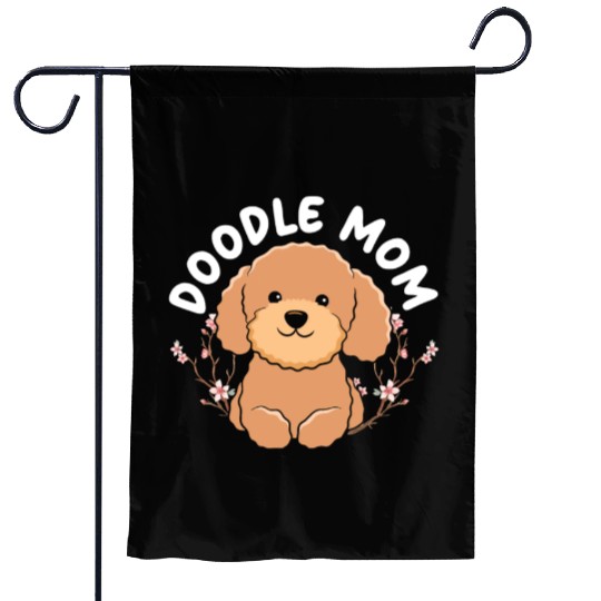 Doodle Mom Goldendoodle Dog Lover Puppy Paw Love Garden Flags