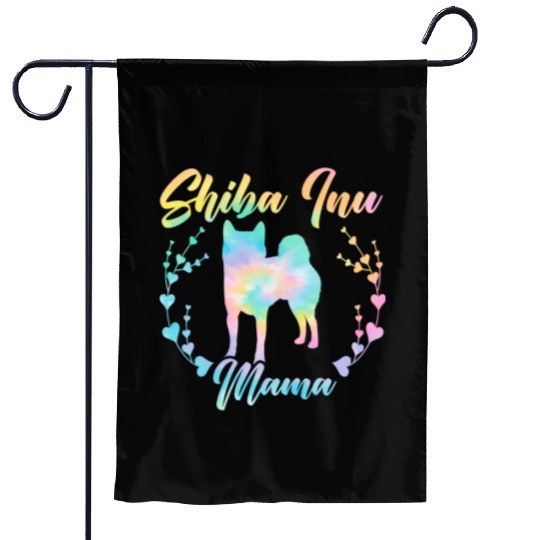 Shiba Inu Mama Japanese Dog Lover Puppy Paw Love Garden Flags