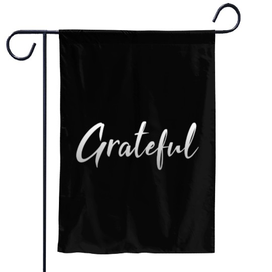 Grateful - Silver FINAL 1 Garden Flags